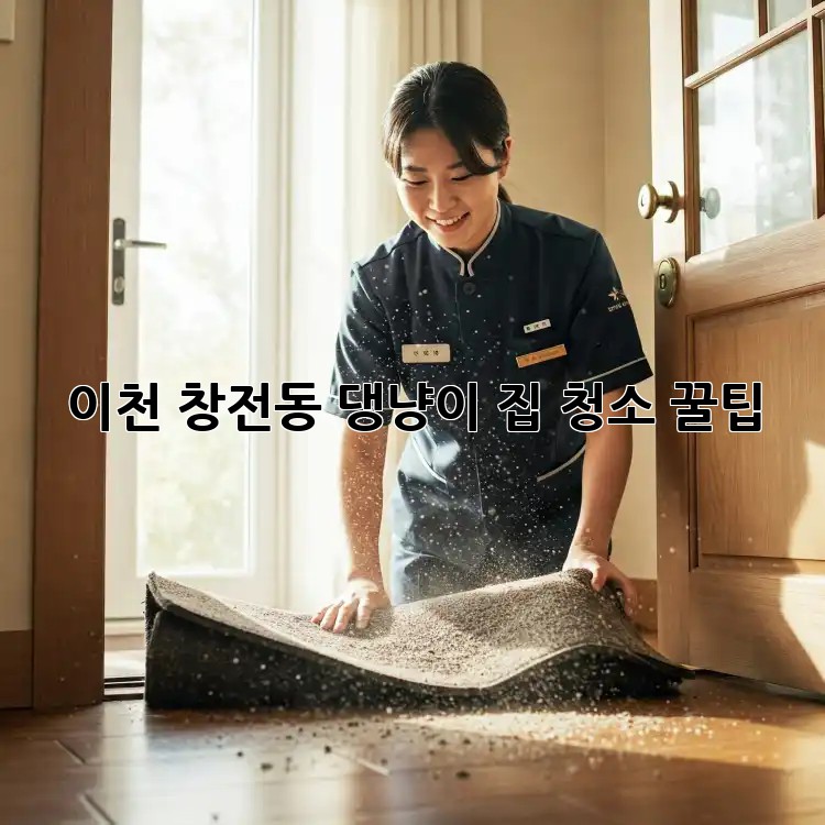 이천 창전동🏠 댕냥이 집 청소🧹 꿀팁🐾