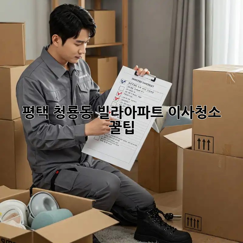 평택 청룡동 빌라/아파트 이사청소 꿀팁! ✨