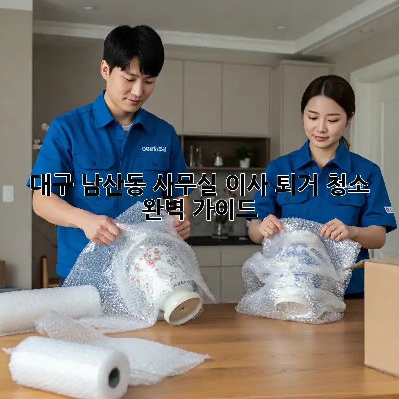 대구 남산동 사무실 이사 퇴거 청소 완벽 가이드