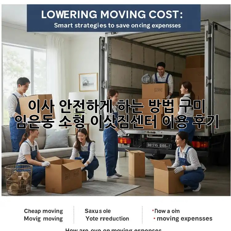 이사 안전하게 하는 방법: 구미 임은동 소형 이삿짐센터 이용 후기