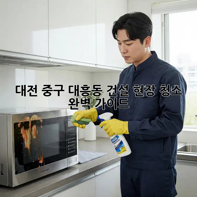 대전 중구 대흥동 건설 현장 청소 완벽 가이드