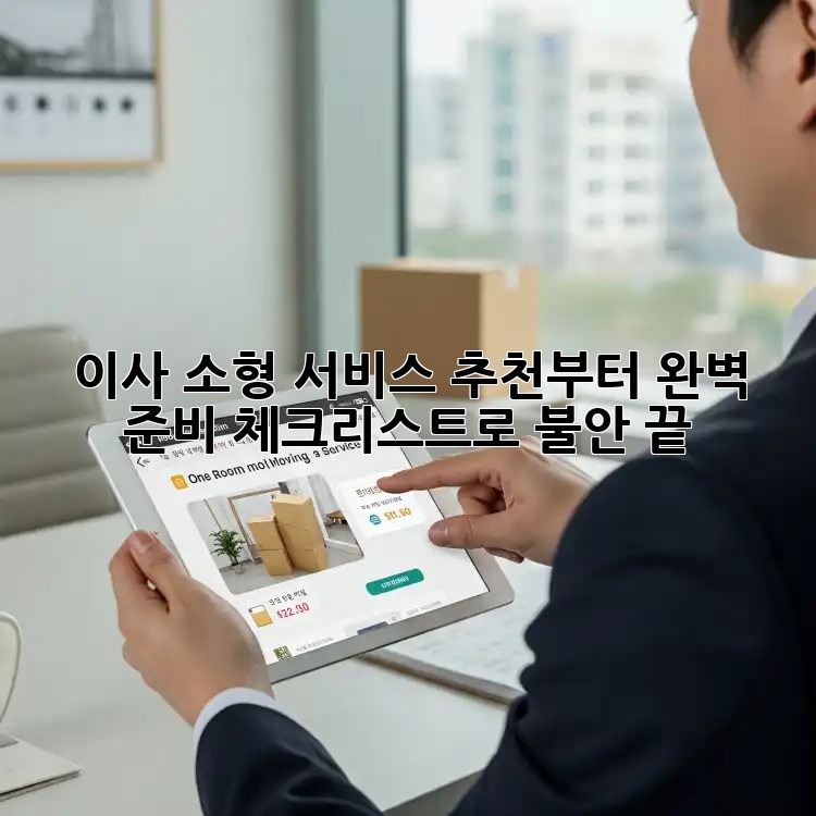 이사 소형 서비스 추천부터 완벽 준비: 체크리스트로 불안 끝! 🥳