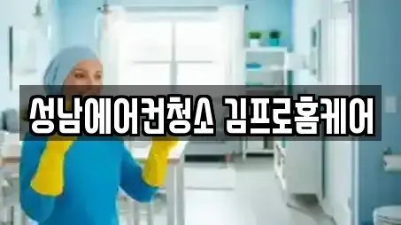 성남에어컨청소 김프로홈케어