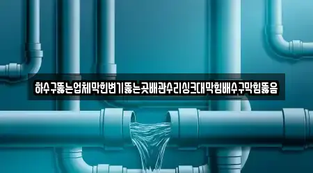 하수구뚫는업체막힌변기뚫는곳배관수리싱크대막힘배수구막힘뚫음