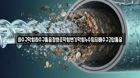 하수구막힘하수구뚫음정화조막힘변기막힘누수탐지배수구고압뚫음