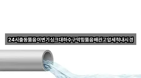 24시출동뚫음이변기싱크대하수구막힘뚫음배관고압세척내시경