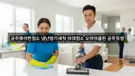 공주에어컨청소 냉난방기세척 비데청소 오마이클린 공주직영