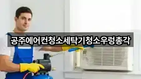공주에어컨청소세탁기청소우렁총각