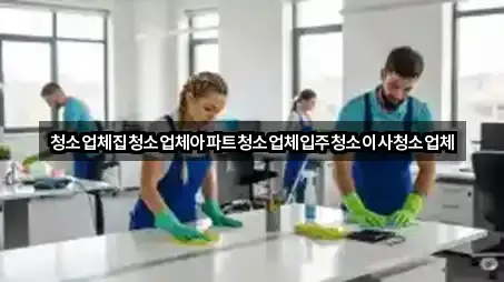 청소업체집청소업체아파트청소업체입주청소이사청소업체