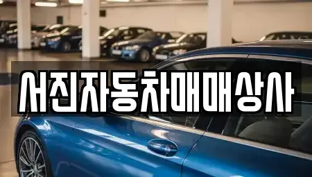 경남 거제시 연초면 중고차매매 전문 서진자동차매매상사