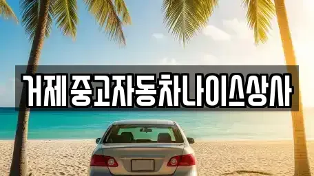 경남 거제시 연초면 중고차매입 전문 거제중고자동차나이스상사