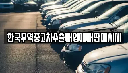 경남 거제시 연초면 중고차매입 전문 한국무역중고차수출매입매매판매시세