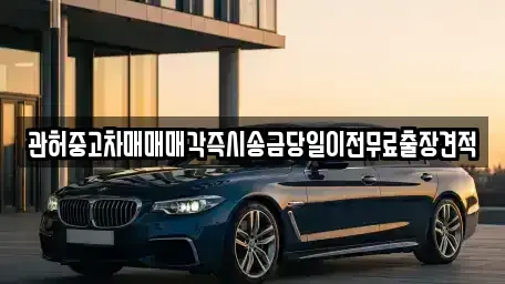 서울 용산구 효창동 중고차 전문 관허중고차매매매각즉시송금당일이전무료출장견적