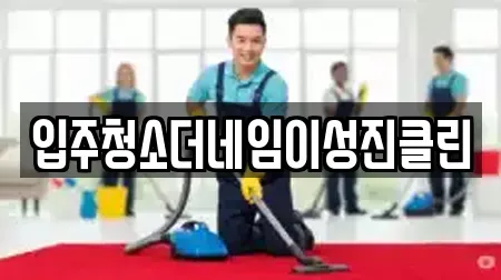 입주청소더네임이성진클린